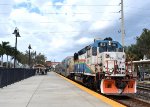 Tri-Rail Train # P681 arriving into WPB behind the 815 